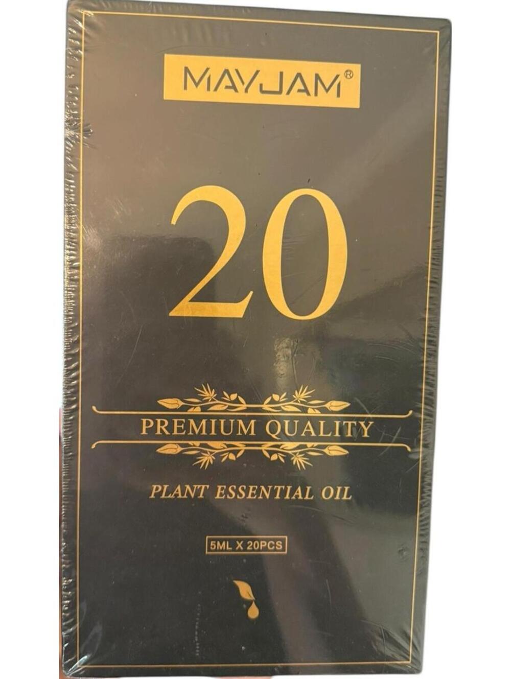 Essential Oils - Premium Quality Set of 20 (20 x 5ML) by Mayjam ~ NEW SEALED